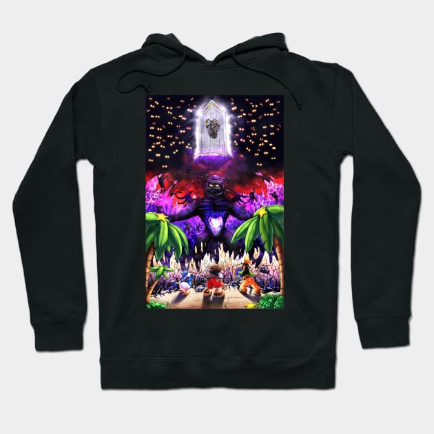 The Final Battle (Kingdom Hearts Poster) Hoodie by Arcanekeyblade5